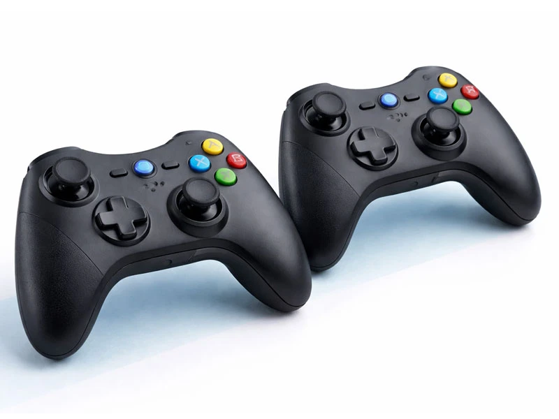 Double wireless joystick