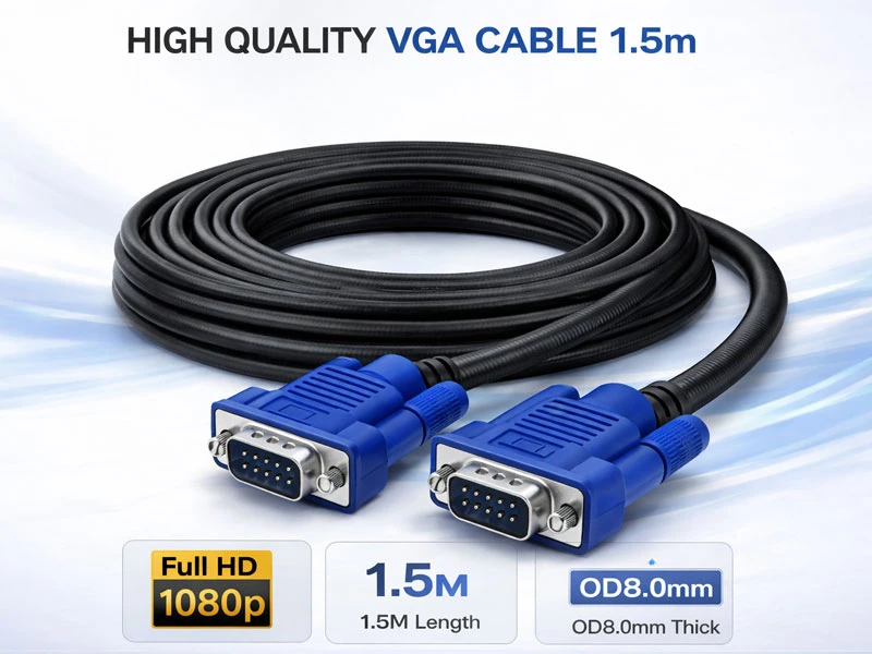 VGA Cable 1.5m / ≈ 5ft